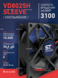 Вентилятор VD8025H sleeve (скольжение) 24V - st-e.info - Екатеринбург