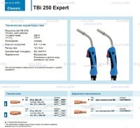 Горелка для полуавтоматической сварки TBi 250 Expert, длина 5 m. - st-e.info - Екатеринбург