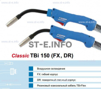 Горелка для полуавтоматической сварки TBi 150-blue-ESG, длина 3 метра - st-e.info - Екатеринбург
