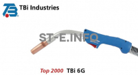 Горелка для полуавтоматической сварки TBI 6G-S-blue-ESG, длина 4 метра - st-e.info - Екатеринбург