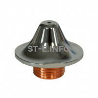 Сопло двойное хромированное 4,0 мм арт. 1572361-4.0 - st-e.info - Екатеринбург