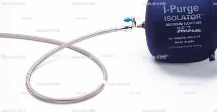 Односторонняя заглушка с трубкой и клапаном ISO 46" (1168 mm)  - st-e.info - Екатеринбург