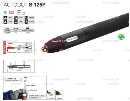 Плазмотрон для механизированной резки AUTOCUT S 125 P, 10 M - st-e.info - Екатеринбург